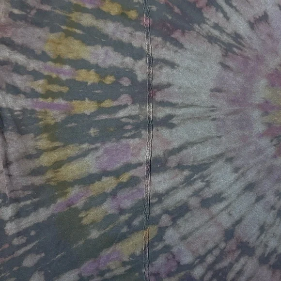 Free People We the Free Ellen Long-Sleeve Tee size Medium NEW Black Reverse Dye - Picture 6 of 7